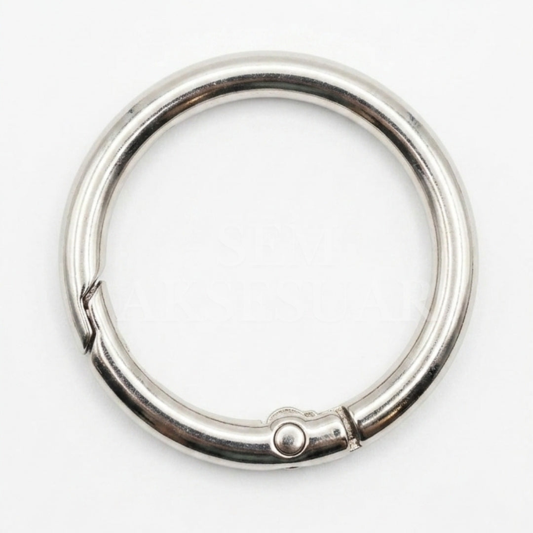 2.5 CM Yaylı Halka Nikel