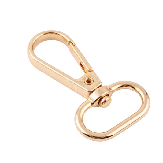 Döner Başlıklı Yaylı Kanca 2.5 CM Light Gold