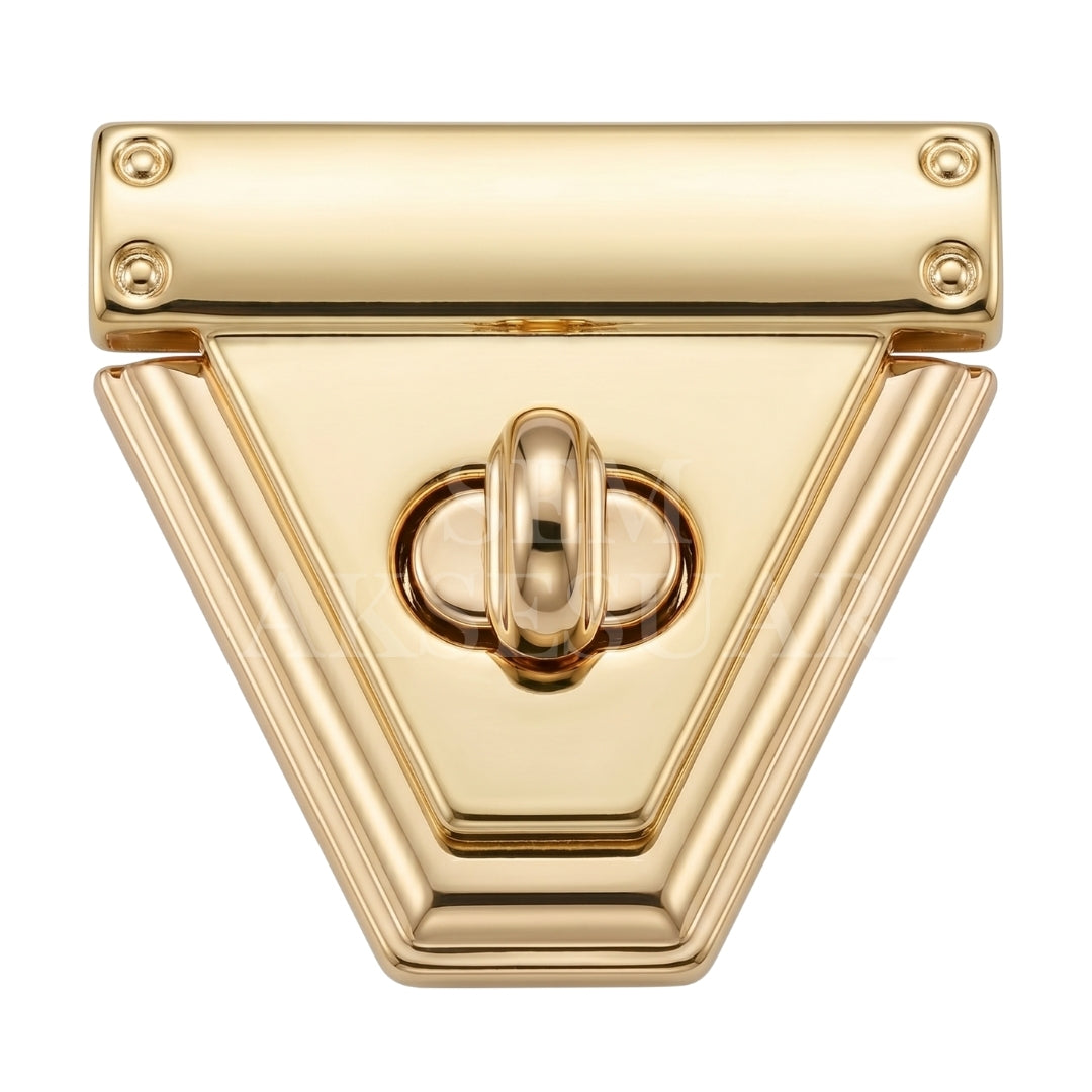 Üçgen Çanta Kilidi Light Gold