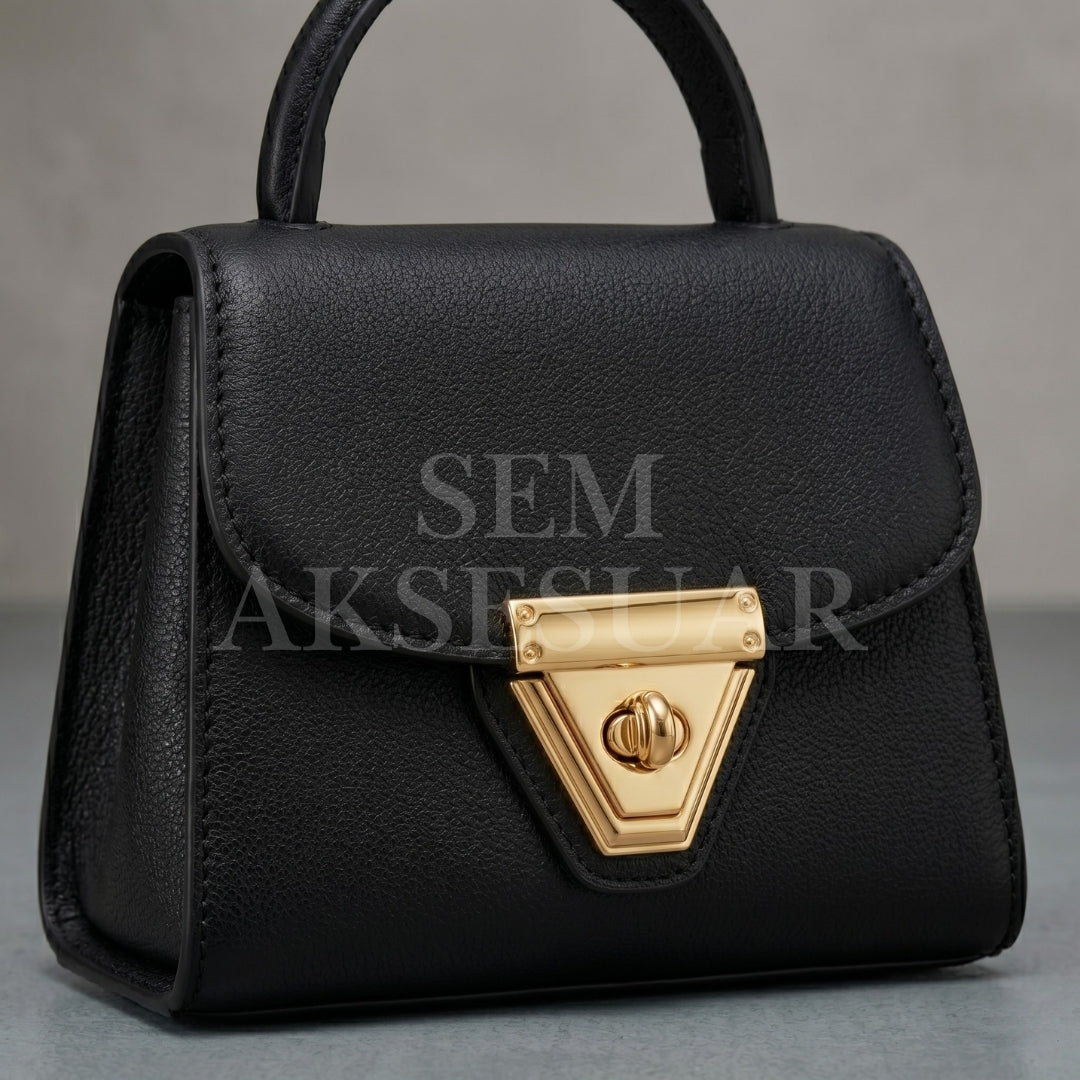 Üçgen Çanta Kilidi Light Gold
