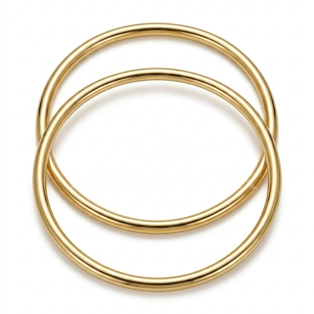 11 CM Yuvarlak Çanta Sapı Light Gold