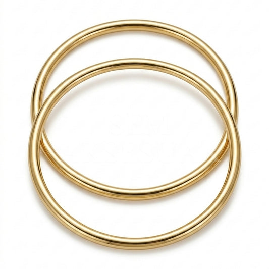 11 CM Yuvarlak Çanta Sapı Light Gold