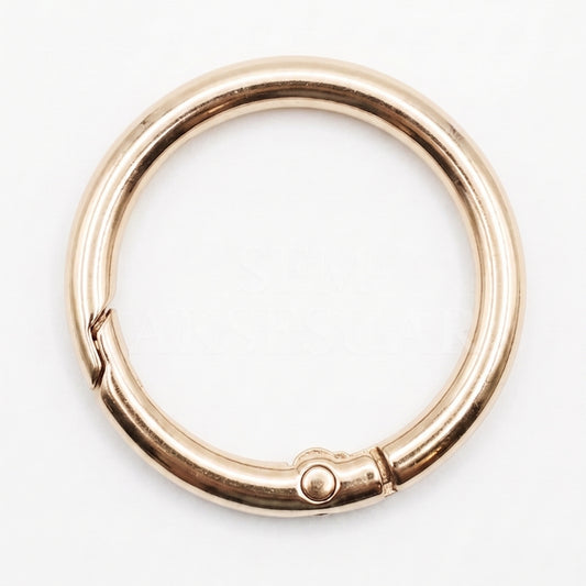 2.5 CM Yaylı Halka Light Gold